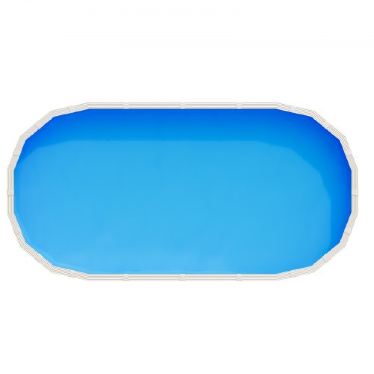 VEVOR Oval Liner Pool, 360 x 623 cm UniBead Επένδυση πισίνας για 120 cm ύψος τοίχου, Premium παχύ βινύλιο, εύκολη εγκατάσταση με στεγανά μπαλώματα, για ατσάλινες όψεις πάνω από το έδαφος, εξωτερικούς χώρους, μπλε