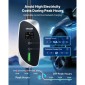 VEVOR Mobile Wallbox, 7,4 kW 32A, Φορητός φορτιστής EV Τύπου 2, Μονοφασικός φορτιστής αυτοκινήτου ηλεκτρικού οχήματος με καλώδιο φόρτισης 6 m, βύσμα CEE, οθόνη LCD, ρυθμιζόμενος σταθμός φόρτισης EV, Κουτί ελέγχου IP66