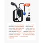 VEVOR Mobile Wallbox, 7,4 kW 32A, Φορητός φορτιστής EV Τύπου 2, Μονοφασικός φορτιστής αυτοκινήτου ηλεκτρικού οχήματος με καλώδιο φόρτισης 6 m, βύσμα CEE, οθόνη LCD, ρυθμιζόμενος σταθμός φόρτισης EV, Κουτί ελέγχου IP66