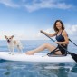 Κάθισμα VEVOR Kayak, 1 πακέτο πάχους 31 χλστ., Universal Paddle Board Seat με υποστήριξη πλάτης, Sit-on-Top μαλακό μαξιλάρι με επένδυση με τσάντα αποθήκευσης & ρυθμιζόμενους ιμάντες για SUP, ψάρεμα/φουσκωτό καγιάκ, Rowboat