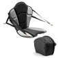 Κάθισμα VEVOR Kayak, 1 πακέτο πάχους 31 χλστ., Universal Paddle Board Seat με υποστήριξη πλάτης, Sit-on-Top μαλακό μαξιλάρι με επένδυση με τσάντα αποθήκευσης & ρυθμιζόμενους ιμάντες για SUP, ψάρεμα/φουσκωτό καγιάκ, Rowboat