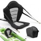 Κάθισμα VEVOR Kayak, 1 πακέτο πάχους 12 χιλ., Universal Paddle Board με στήριγμα πλάτης, μαλακό μαξιλάρι με επένδυση με τσάντα αποθήκευσης & ρυθμιζόμενους ιμάντες για SUP, κανό, ψαρόβαρκα, φουσκωτό καγιάκ