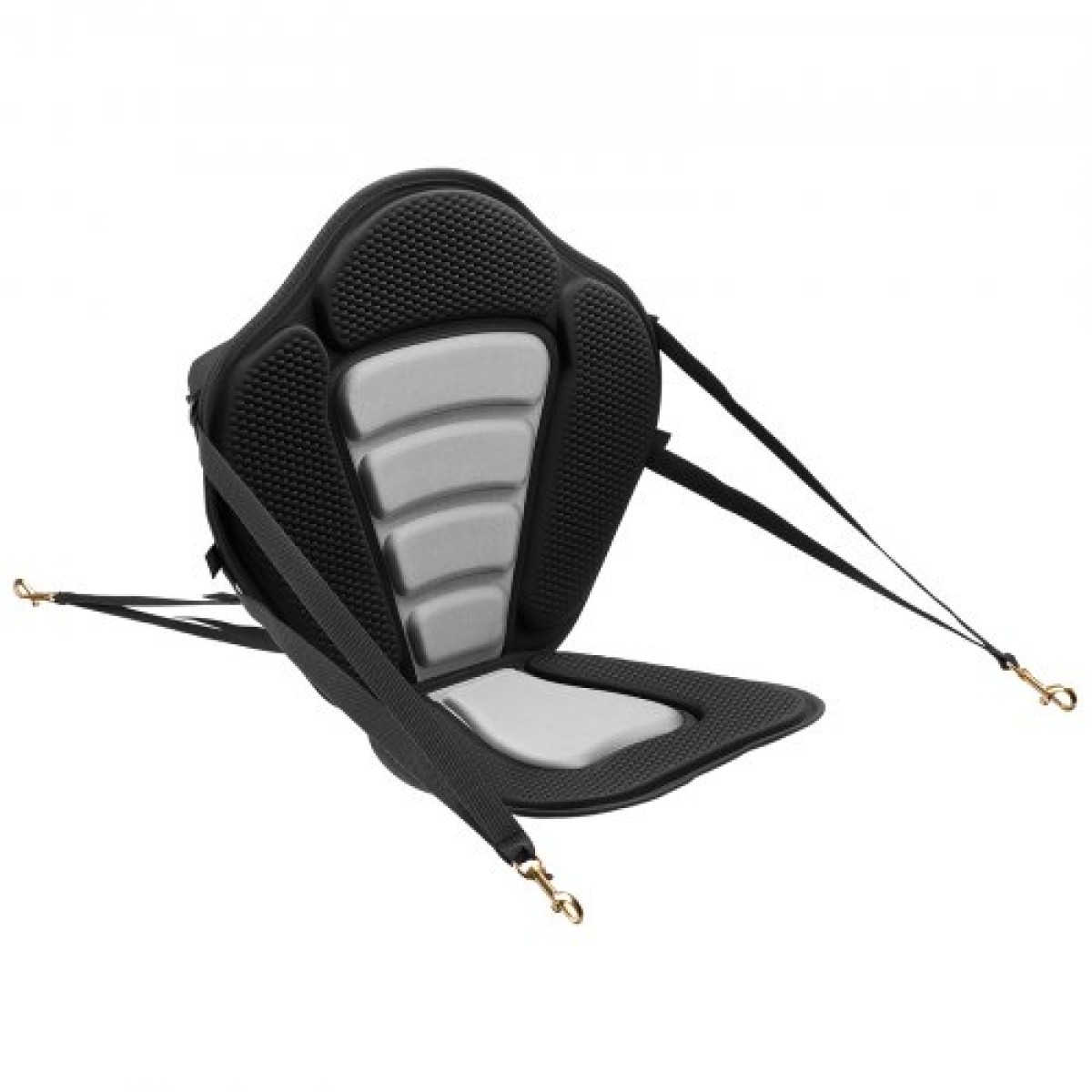 Κάθισμα VEVOR Kayak, 1 πακέτο πάχους 12 χιλ., Universal Paddle Board με στήριγμα πλάτης, μαλακό μαξιλάρι με επένδυση με τσάντα αποθήκευσης & ρυθμιζόμενους ιμάντες για SUP, κανό, ψαρόβαρκα, φουσκωτό καγιάκ