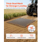 VEVOR Drag Harrow, 1,2x1,2 m , Τσαγκάνα σβάρνας με αλυσίδα υψηλής απόδοσης, ATVs UTVs Tractors Attachments, ανθεκτικό γαλβανισμένο χαλύβδινο πλέγμα έλξης με αλυσίδα ρυμούλκησης, για ισοπέδωση αγροτεμαχίου από χαλίκι Driveway Ruts