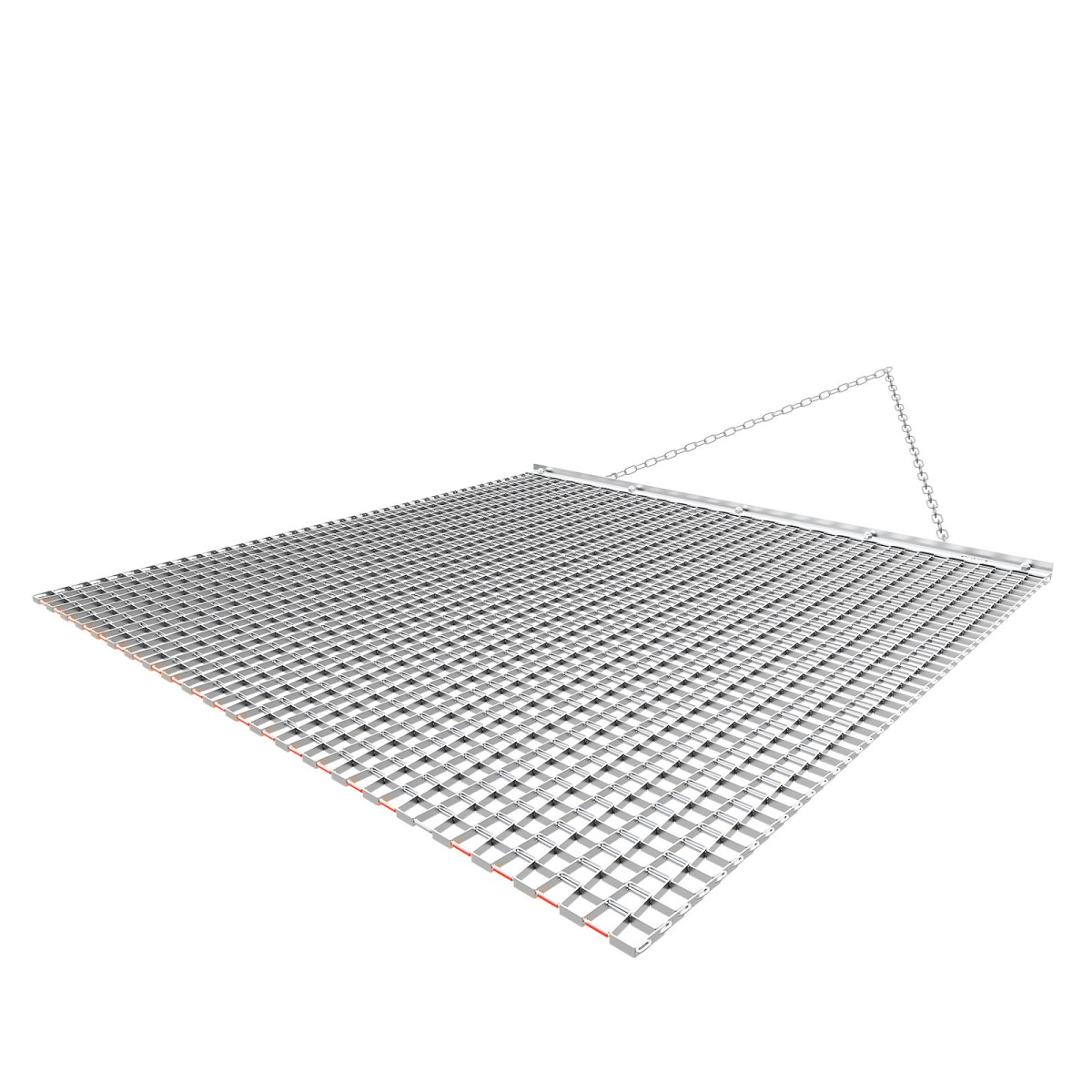 VEVOR Drag Harrow, 1,2x1,2 m , Τσαγκάνα σβάρνας με αλυσίδα υψηλής απόδοσης, ATVs UTVs Tractors Attachments, ανθεκτικό γαλβανισμένο χαλύβδινο πλέγμα έλξης με αλυσίδα ρυμούλκησης, για ισοπέδωση αγροτεμαχίου από χαλίκι Driveway Ruts