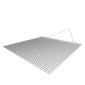 VEVOR Drag Harrow, 1,2x1,2 m , Τσαγκάνα σβάρνας με αλυσίδα υψηλής απόδοσης, ATVs UTVs Tractors Attachments, ανθεκτικό γαλβανισμένο χαλύβδινο πλέγμα έλξης με αλυσίδα ρυμούλκησης, για ισοπέδωση αγροτεμαχίου από χαλίκι Driveway Ruts