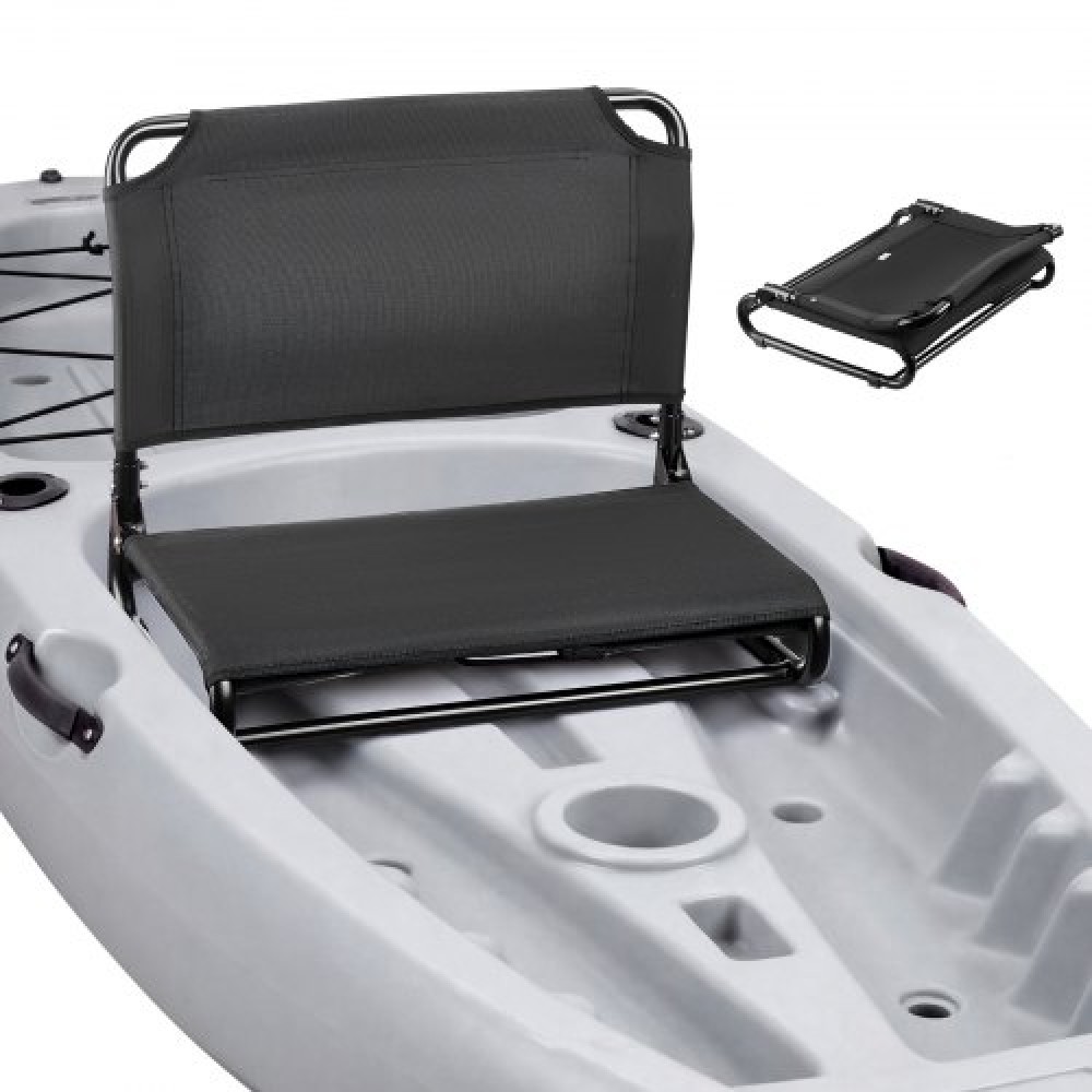 Κάθισμα VEVOR Kayak, Πτυσσόμενο κάθισμα καγιάκ με άνετη στήριξη πλάτης, πλαίσιο από κράμα αλουμινίου & ύφασμα Oxford 600D, Εύκολη συναρμολόγηση για κωπηλασία, ψάρεμα και ψυχαγωγικό καγιάκ