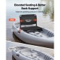 Κάθισμα VEVOR Kayak, Πτυσσόμενο κάθισμα καγιάκ με άνετη στήριξη πλάτης, πλαίσιο από κράμα αλουμινίου & ύφασμα Oxford 600D, Εύκολη συναρμολόγηση για κωπηλασία, ψάρεμα και ψυχαγωγικό καγιάκ
