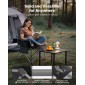 Καρέκλες κάμπινγκ VEVOR Oversized, 204 κιλά Υποστήριξη βαρέως τύπου, Φορητές πτυσσόμενες καρέκλες κατασκήνωσης με πλάτη και μπράτσα με επένδυση, ποτηροθήκη & πλαϊνή τσέπη, τσάντα ψυγείου, τσάντες μεταφοράς για εξωτερικούς χώρους, ψάρεμα, 2 συσκευασίες