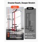 Μηχάνημα Pull Down VEVOR LAT, Μηχάνημα καλωδίων 2 σε 1 σειρών, Γυμναστήριο για το σπίτι με Cable Machines με ρυθμιζόμενο κάθισμα 3 επιπέδων, ρυθμιζόμενο κύλινδρο αφρού 4 επιπέδων, φορτίο 227 kg Lat Tower για πλάτη, στήθος, τρικέφαλο, μαύρο κόκκινο
