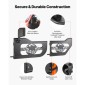 VEVOR Jeep Tube Doors, 4 Door, Κατάλληλες για 2018-2026 Jeep Wrangler JL & 2020-2026 Gladiator JT, Soldier Pattern Off Road Σωληνωτές μισές πόρτες με πιστοποίηση DOT πλευρικής όψης και λαστιχένια μαξιλαράκια