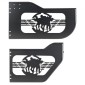 VEVOR Jeep Tube Doors, 4 Door, Κατάλληλες για 2018-2026 Jeep Wrangler JL & 2020-2026 Gladiator JT, Soldier Pattern Off Road Σωληνωτές μισές πόρτες με πιστοποίηση DOT πλευρικής όψης και λαστιχένια μαξιλαράκια