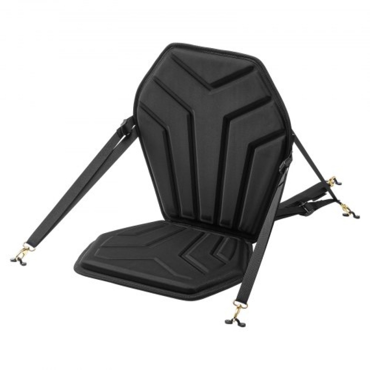 Κάθισμα VEVOR Kayak, 1 πακέτο πάχους 31 χλστ., Universal Paddle Board με στήριγμα πλάτης, Εξαγωνικό μαλακό μαξιλάρι με επένδυση με τσάντα αποθήκευσης & ρυθμιζόμενους ιμάντες για SUP, ψάρεμα/φουσκωτό καγιάκ