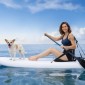 Κάθισμα VEVOR Kayak, 1 πακέτο πάχους 31 χλστ., Universal Paddle Board με στήριγμα πλάτης, Εξαγωνικό μαλακό μαξιλάρι με επένδυση με τσάντα αποθήκευσης & ρυθμιζόμενους ιμάντες για SUP, ψάρεμα/φουσκωτό καγιάκ