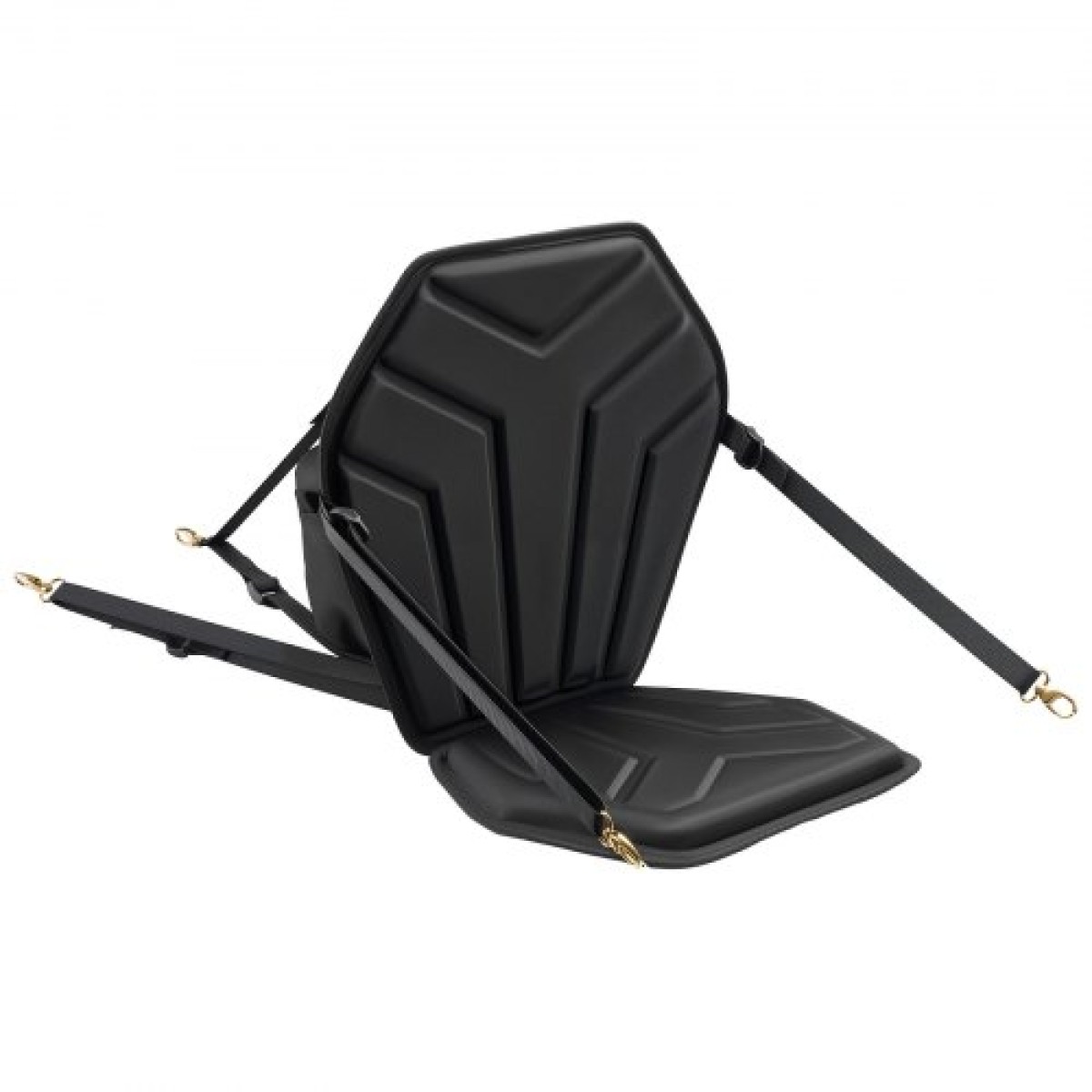 Κάθισμα VEVOR Kayak, 1 πακέτο πάχους 31 χλστ., Universal Paddle Board με στήριγμα πλάτης, Εξαγωνικό μαλακό μαξιλάρι με επένδυση με τσάντα αποθήκευσης & ρυθμιζόμενους ιμάντες για SUP, ψάρεμα/φουσκωτό καγιάκ