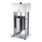 VEVOR Electric Sausage Stuffer, 22 LBS / 10 L Vertical Meat Filler with Stepless Speed ​​Adjustration, Ανοξείδωτη Μηχανή Γέμισης Λουκάνικων, Πεντάλ ποδιού & 4 Σωλήνες Γέμισης, για Εμπορική και Οικιακή χρήση