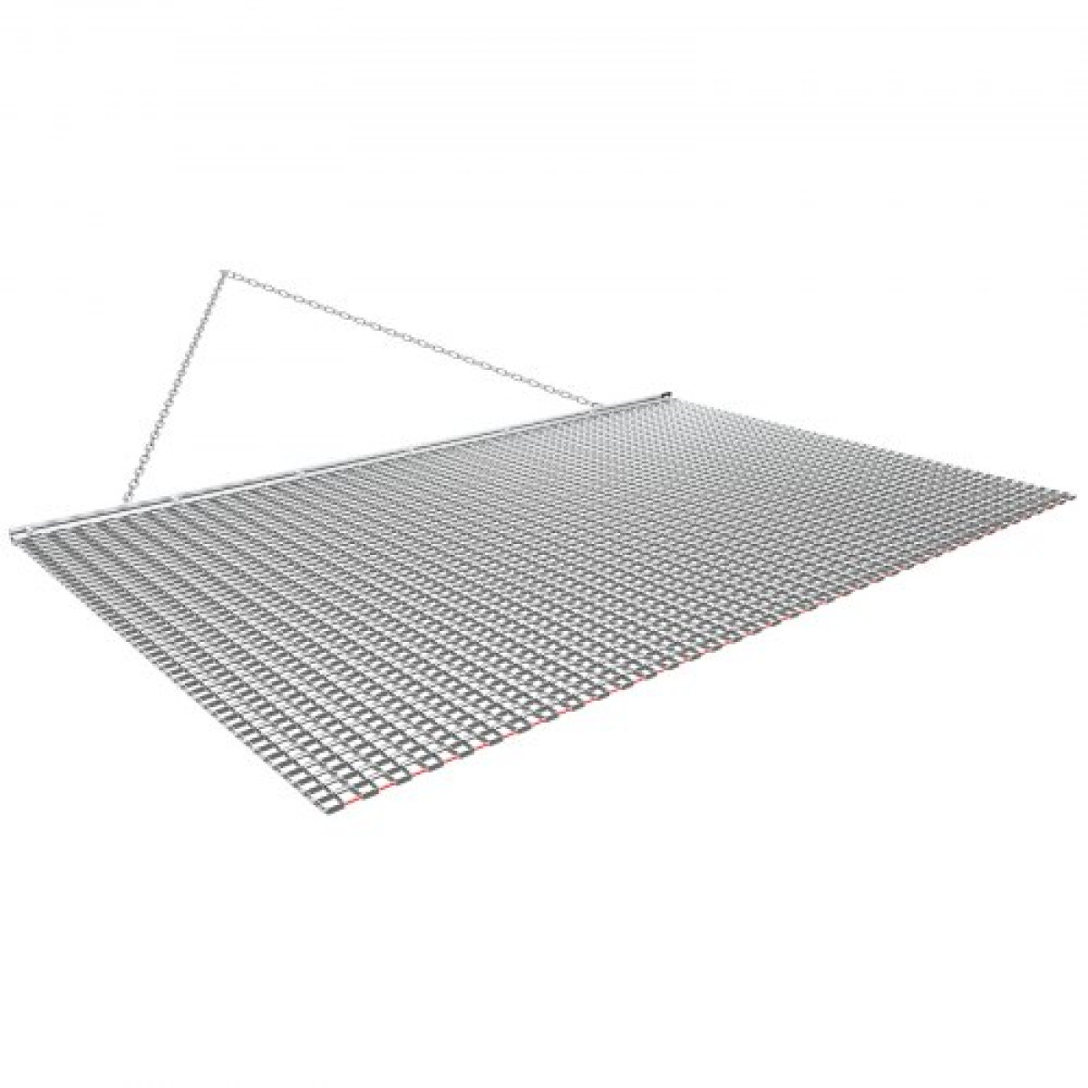 VEVOR Drag Harrow, 2 x 1,2 m, Τσουγκράνα με αλυσίδα υψηλής απόδοσης, ATVs UTVs Tractors Attachments, ανθεκτικό γαλβανισμένο χαλύβδινο πλέγμα έλξης με αλυσίδα ρυμούλκησης, για ισοπέδωση αγροτεμαχίου από χαλίκι Driveway Ruts