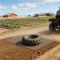 VEVOR Drag Harrow, 2 x 1,2 m, Τσουγκράνα με αλυσίδα υψηλής απόδοσης, ATVs UTVs Tractors Attachments, ανθεκτικό γαλβανισμένο χαλύβδινο πλέγμα έλξης με αλυσίδα ρυμούλκησης, για ισοπέδωση αγροτεμαχίου από χαλίκι Driveway Ruts
