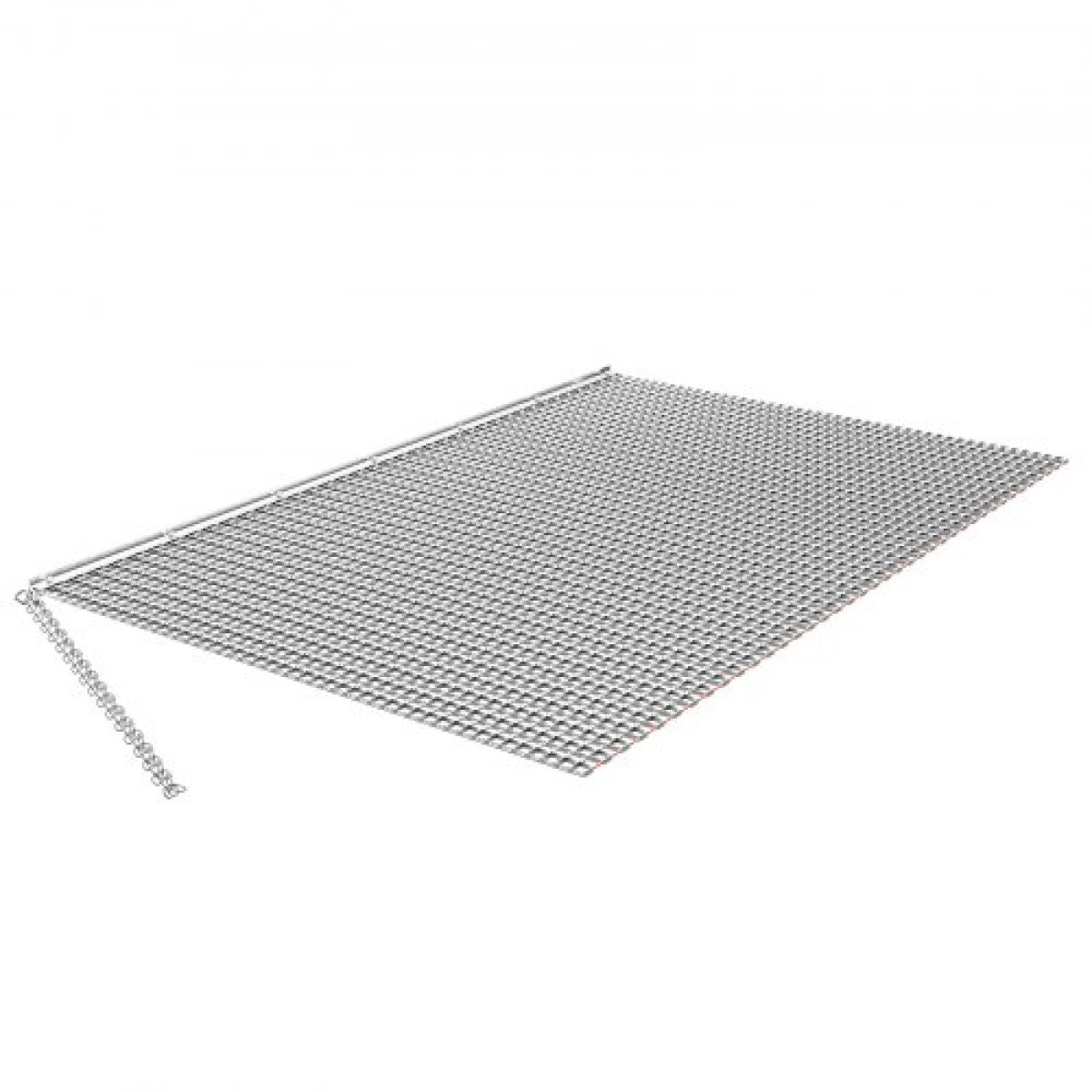 VEVOR Drag Harrow, 2 x 1,2 m, Τσουγκράνα με αλυσίδα υψηλής απόδοσης, ATVs UTVs Tractors Attachments, ανθεκτικό γαλβανισμένο χαλύβδινο πλέγμα έλξης με αλυσίδα ρυμούλκησης, για ισοπέδωση αγροτεμαχίου από χαλίκι Driveway Ruts