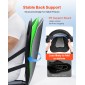 Κάθισμα VEVOR Kayak, 1 πακέτο πάχους 65 χλστ., Universal Paddle Board με στήριγμα πλάτης, μαλακό μαξιλάρι με επένδυση με τσάντα αποθήκευσης & ρυθμιζόμενους ιμάντες για SUP, κανό, ψαρόβαρκα, φουσκωτό καγιάκ