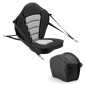 Κάθισμα VEVOR Kayak, 1 πακέτο πάχους 65 χλστ., Universal Paddle Board με στήριγμα πλάτης, μαλακό μαξιλάρι με επένδυση με τσάντα αποθήκευσης & ρυθμιζόμενους ιμάντες για SUP, κανό, ψαρόβαρκα, φουσκωτό καγιάκ