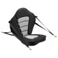 Κάθισμα VEVOR Kayak, 1 πακέτο πάχους 65 χλστ., Universal Paddle Board με στήριγμα πλάτης, μαλακό μαξιλάρι με επένδυση με τσάντα αποθήκευσης & ρυθμιζόμενους ιμάντες για SUP, κανό, ψαρόβαρκα, φουσκωτό καγιάκ