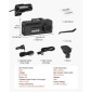 VEVOR Dash Cam εμπρός και πίσω, 4K+1080P, Περιλαμβάνεται κάρτα 32 GB, Dual Channel Dash Camera για αυτοκίνητα με ενσωματωμένο GPS, αισθητήρα G, εμπρός 129° & πίσω 125°, μεγάλη οθόνη 80,8 mm, εγγραφή βρόχου, λειτουργία στάθμευσης
