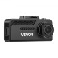 VEVOR Dash Cam εμπρός και πίσω, 4K+1080P, Περιλαμβάνεται κάρτα 32 GB, Dual Channel Dash Camera για αυτοκίνητα με ενσωματωμένο GPS, αισθητήρα G, εμπρός 129° & πίσω 125°, μεγάλη οθόνη 80,8 mm, εγγραφή βρόχου, λειτουργία στάθμευσης