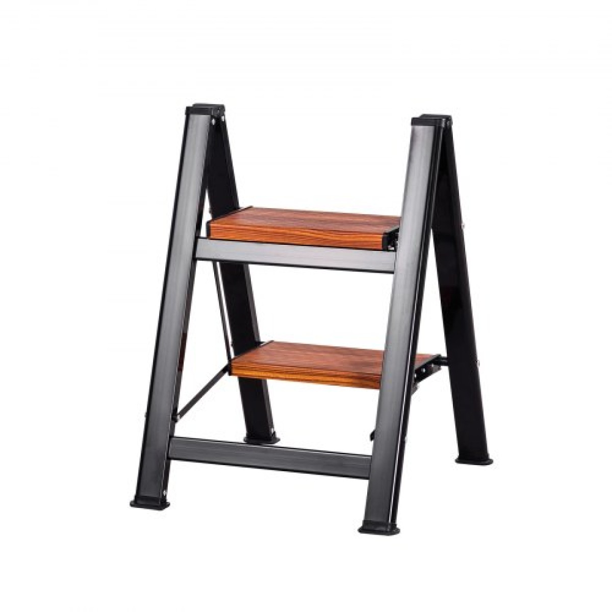 VEVOR 2 Step Ladder, Πτυσσόμενο σκαμπό με φαρδύ αντιολισθητικό πεντάλ και άνετη λαβή, Ελαφρύ φορητό στήριγμα αλουμινίου χωρητικότητας 150 kg, Πολλαπλή χρήση για ενήλικες, επισκευή σπιτιού, καθαρισμός