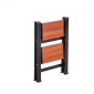 VEVOR 2 Step Ladder, Πτυσσόμενο σκαμπό με φαρδύ αντιολισθητικό πεντάλ και άνετη λαβή, Ελαφρύ φορητό στήριγμα αλουμινίου χωρητικότητας 150 kg, Πολλαπλή χρήση για ενήλικες, επισκευή σπιτιού, καθαρισμός