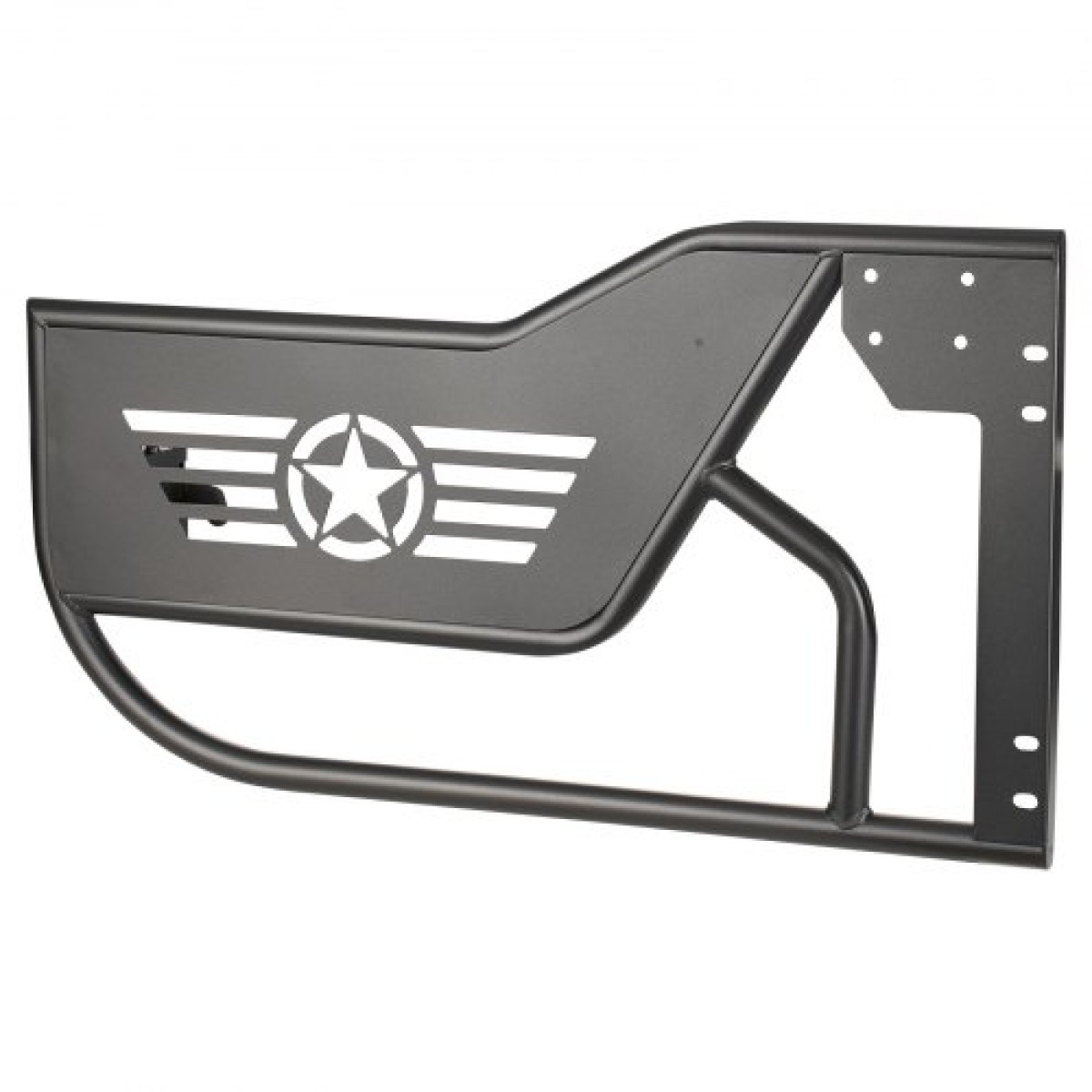 VEVOR Jeep Tube Doors, 4 Door, Συμβατές με Jeep Wrangler JL JLU & Gladiator JT 4XE 2018-2026, Ατσάλινες μισές σωληνοειδείς πόρτες εκτός δρόμου με πλευρική όψη και λαστιχένια μαξιλαράκια με πιστοποίηση DOT