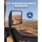 VEVOR Jeep Tube Doors, 4 Door, Συμβατές με Jeep Wrangler JL JLU & Gladiator JT 4XE 2018-2026, Ατσάλινες μισές σωληνοειδείς πόρτες εκτός δρόμου με πλευρική όψη και λαστιχένια μαξιλαράκια με πιστοποίηση DOT