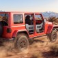 VEVOR Jeep Tube Doors, 4 Door, Συμβατές με Jeep Wrangler JL JLU & Gladiator JT 4XE 2018-2026, Ατσάλινες μισές σωληνοειδείς πόρτες εκτός δρόμου με πλευρική όψη και λαστιχένια μαξιλαράκια με πιστοποίηση DOT