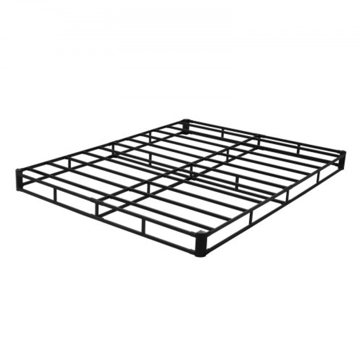 Ελατήριο VEVOR Box, Πλαίσιο κρεβατιού Queen Size με υφασμάτινο ύφασμα που πλένεται, μεταλλικό σκελετό βαρέως τύπου για κρεβάτι Queen, 130 mm Θεμέλιο στρώματος, 1587,57 kg Μέγιστο βάρος χωρητικότητας, Εύκολη συναρμολόγηση, 2010 x 1515 x 130 mm