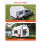 Φουσκωτή σκηνή Pickup Truck VEVOR, 2,2 x 1,65m Τέντα φορτηγών 3 εποχών με αεριζόμενα δικτυωτά παράθυρα, PU2000mm αδιάβροχες σκηνές κάμπινγκ Pickup για υπαίθριες δραστηριότητες πεζοπορίας - Περιλαμβάνεται η αντλία αέρα