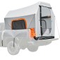Φουσκωτή σκηνή Pickup Truck VEVOR, 2,2 x 1,65m Τέντα φορτηγών 3 εποχών με αεριζόμενα δικτυωτά παράθυρα, PU2000mm αδιάβροχες σκηνές κάμπινγκ Pickup για υπαίθριες δραστηριότητες πεζοπορίας - Περιλαμβάνεται η αντλία αέρα