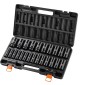 VEVOR Impact Socket Set, 1/2" Drive, 26 Piece Impact Sockets, 6 Point Sockets, Metric 10-30 mm, 32-36 mm, Εύκολη αναγνώριση, με στιβαρή θήκη αποθήκευσης, κατασκευή από κράμα χάλυβα Cr-V, για επισκευή οχημάτων