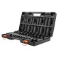 VEVOR Impact Socket Set, 1/2" Drive, 26 Piece Impact Sockets, 6 Point Sockets, Metric 10-30 mm, 32-36 mm, Εύκολη αναγνώριση, με στιβαρή θήκη αποθήκευσης, κατασκευή από κράμα χάλυβα Cr-V, για επισκευή οχημάτων