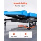 VEVOR 1230mm ρυθμιζόμενο ύψος Mechanic Creeper, 258 kg Under Car Rolling Garage Creeper Seat με ρυθμιζόμενη πλάτη & προσκέφαλο, επενδυμένη καρέκλα καταστήματος για επισκευή αυτοκινήτων και αεροσκαφών