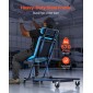 VEVOR 1230mm ρυθμιζόμενο ύψος Mechanic Creeper, 258 kg Under Car Rolling Garage Creeper Seat με ρυθμιζόμενη πλάτη & προσκέφαλο, επενδυμένη καρέκλα καταστήματος για επισκευή αυτοκινήτων και αεροσκαφών