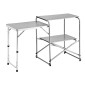 Τραπέζι κουζίνας για κάμπινγκ VEVOR, Slim-fold Cook Station, φορητό πτυσσόμενο τραπέζι, με πλαϊνό τραπέζι, επιτραπέζιο ανθεκτικό στη θερμότητα και τσάντα μεταφοράς, Ιδανικό για υπαίθρια πικνίκ, μπάρμπεκιου, κάμπινγκ, ταξίδια με RV