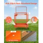 VEVOR Forklift Safety Cage, 920 x 1045 mm, Forklift Man Basket with 4 Wheels, 544,31 kg Χωρητικότητα φόρτωσης, Πλατφόρμα εργασίας βαρέως τύπου, Σετ ασφαλείας πτυσσόμενου καλαθιού ανύψωσης, για τις περισσότερες εναέριες εργασίες Ανύψωση φορτωτή