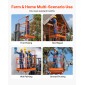 VEVOR Forklift Safety Cage, 920 x 1045 mm, Forklift Man Basket with 4 Wheels, 544,31 kg Χωρητικότητα φόρτωσης, Πλατφόρμα εργασίας βαρέως τύπου, Σετ ασφαλείας πτυσσόμενου καλαθιού ανύψωσης, για τις περισσότερες εναέριες εργασίες Ανύψωση φορτωτή