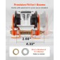 VEVOR Electric Hoist Manual Trolley, 0,5 Ton Load Capacity for PA200 PA250 PA300 PA400 PA500, Push Beam Trolley with Dual Wheels, 68-110 mm Ρυθμιζόμενο πλάτος φλάντζας δοκού για ίσια και καμπύλα I-Beam