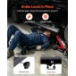 VEVOR 1m Mechanic Creeper με 4 μεγάλους τροχούς, 180 kg Χαμηλού προφίλ κάτω από κύλινδρο γκαράζ αυτοκινήτου, Rolling Creeper με ανασηκωμένο προσκέφαλο, χειροκίνητο φρένο για επισκευή αυτοκινήτου