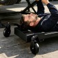 VEVOR 1m Mechanic Creeper με 4 μεγάλους τροχούς, 180 kg Χαμηλού προφίλ κάτω από κύλινδρο γκαράζ αυτοκινήτου, Rolling Creeper με ανασηκωμένο προσκέφαλο, χειροκίνητο φρένο για επισκευή αυτοκινήτου