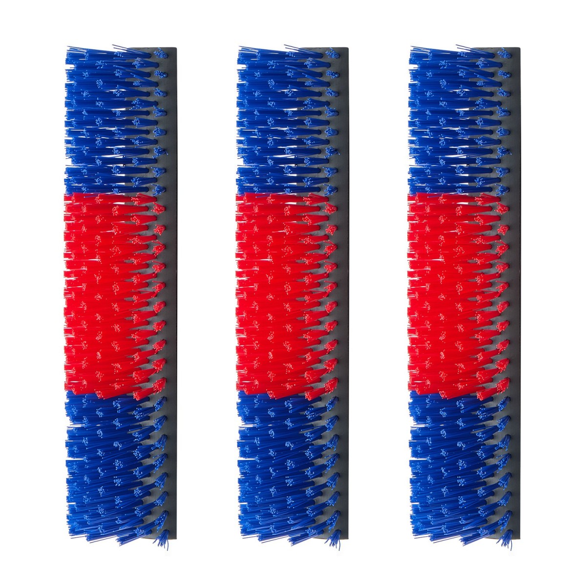 VEVOR Livestock Scratching Brush, 3PCS Goat Scratcher Brush Post with 12 Screws, 430 x 190 mm Ξυστό αγελάδας για ανακούφιση από τον κνησμό στην πλάτη, Εργαλείο γρατσουνιάς μασάζ περιποίησης για πρόβατα χοίρων αλόγου, μπλε & κόκκινο
