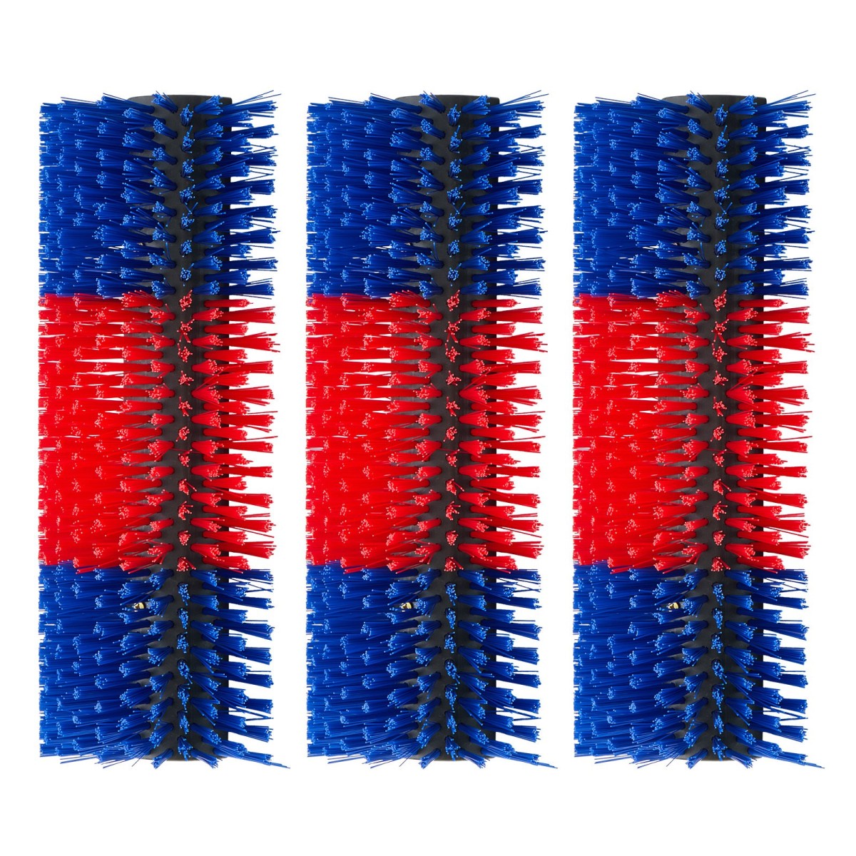 VEVOR Livestock Scratching Brush, 3PCS Goat Scratcher Brush Post with 12 Screws, 430 x 190 mm Ξυστό αγελάδας για ανακούφιση από τον κνησμό στην πλάτη, Εργαλείο γρατσουνιάς μασάζ περιποίησης για πρόβατα χοίρων αλόγου, μπλε & κόκκινο