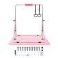 VEVOR Gymnastic Bars for Kids, 63,5 kg Πτυσσόμενη Μπάρα προπόνησης χωρητικότητας με χαλάκι, ρυθμιζόμενο ύψος γυμναστική οριζόντια μπάρα για το σπίτι, εξοπλισμός προπόνησης για εσωτερικούς εξωτερικούς χώρους, Εύκολη συναρμολόγηση, Ροζ