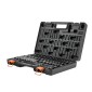 VEVOR Impact Socket Set, 3/8" Drive, 48-Piece Socket Set, 6-Point Sockets, SAE 5/16"-3/4" and Metric 8-19 mm, 21-22 mm, Easy to Identify, Cr-V Alloy Steel, Extension Bartorage, Adapter και S